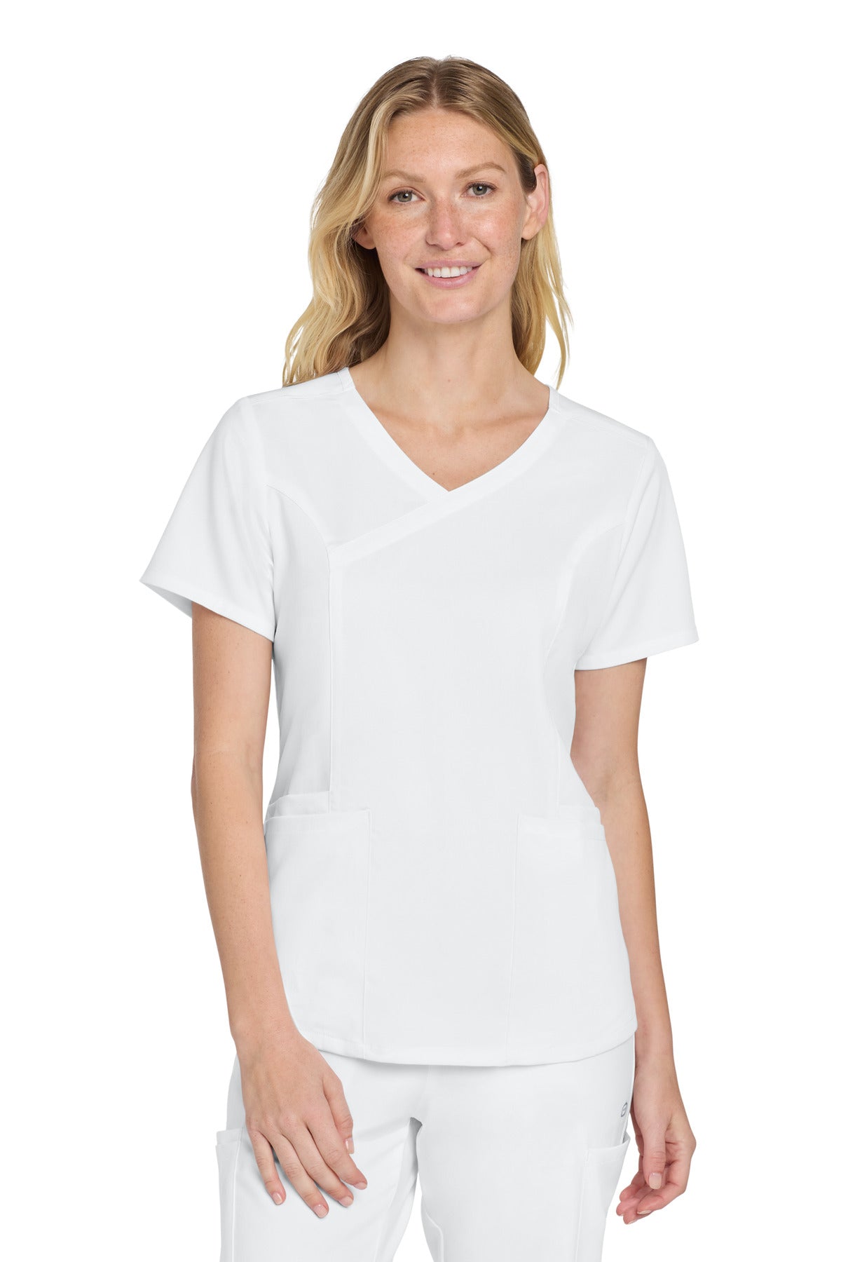 Wink WW4268 Women's Premiere Flex Mock Wrap Top