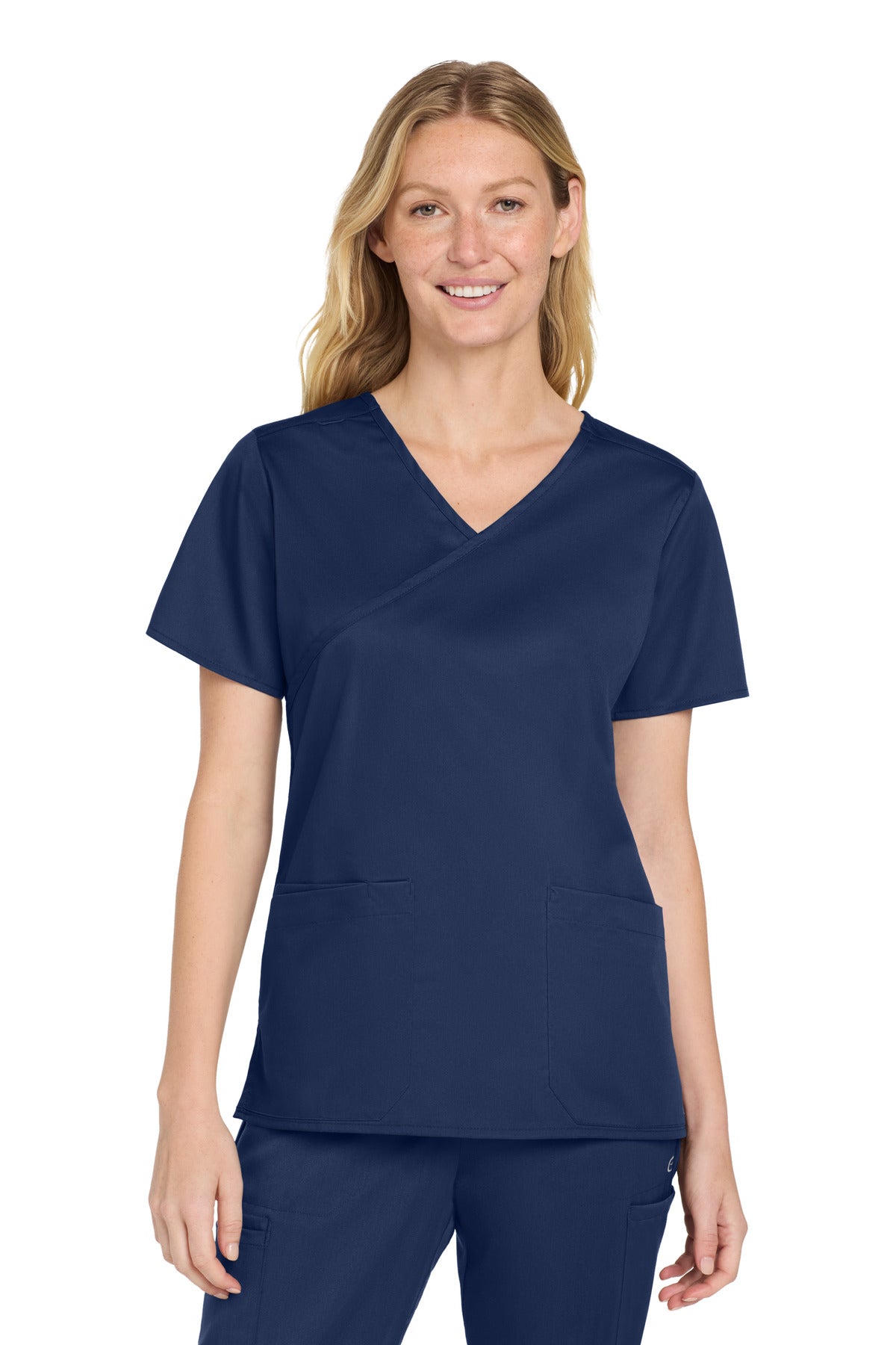 Wink WW4760 Women's WorkFlex Mock Wrap Top