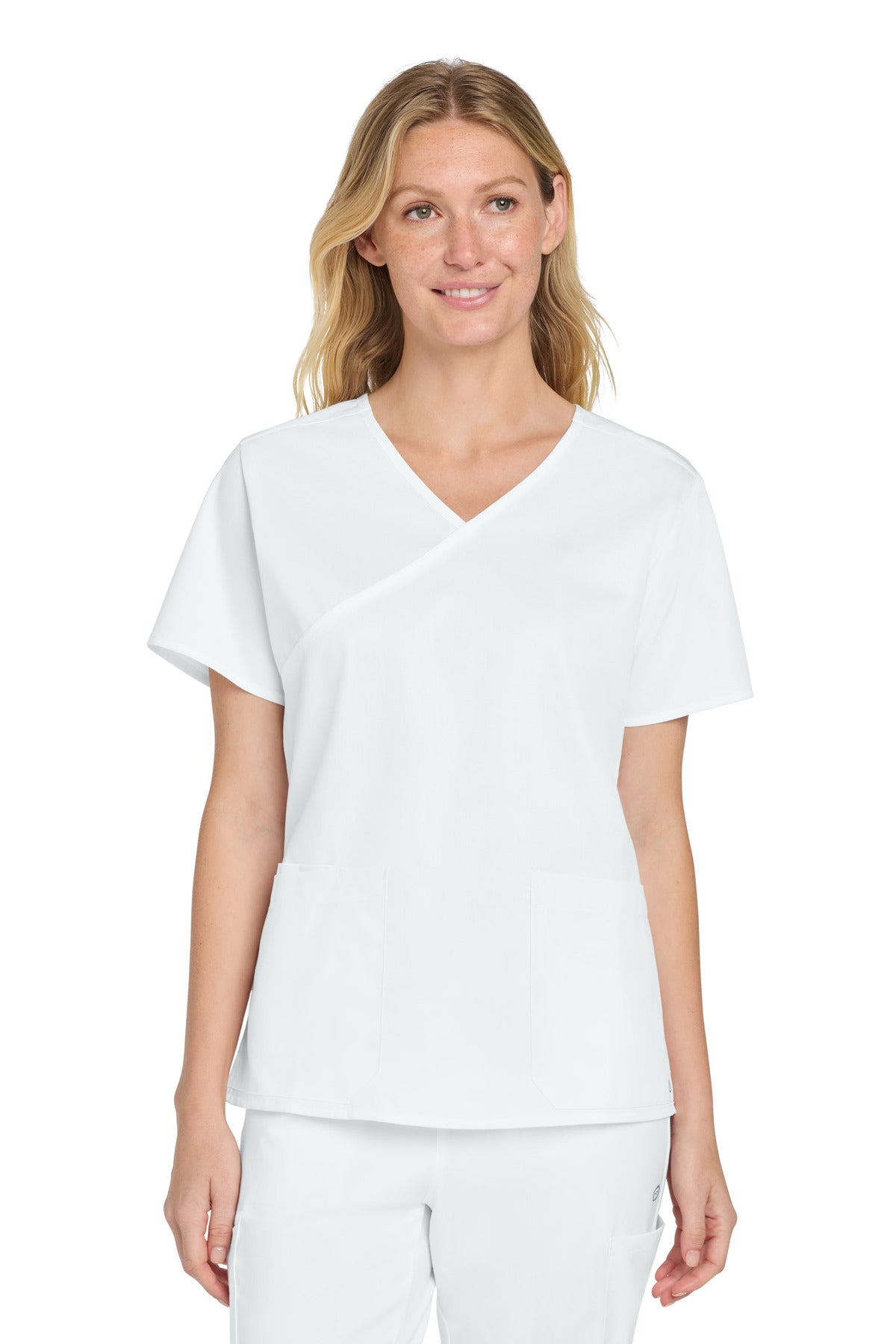 Wink WW4760 Women's WorkFlex Mock Wrap Top