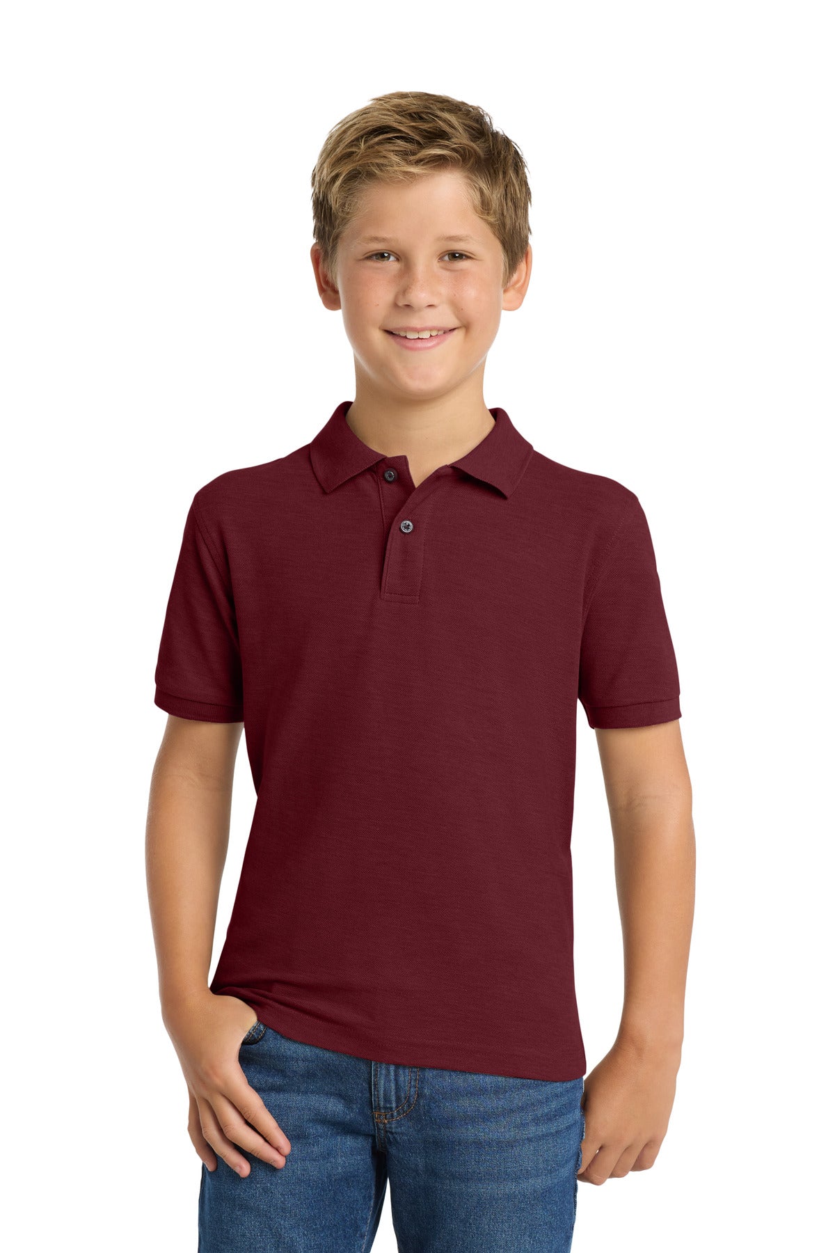 Port Authority Y500 Youth Silk Touch Polo