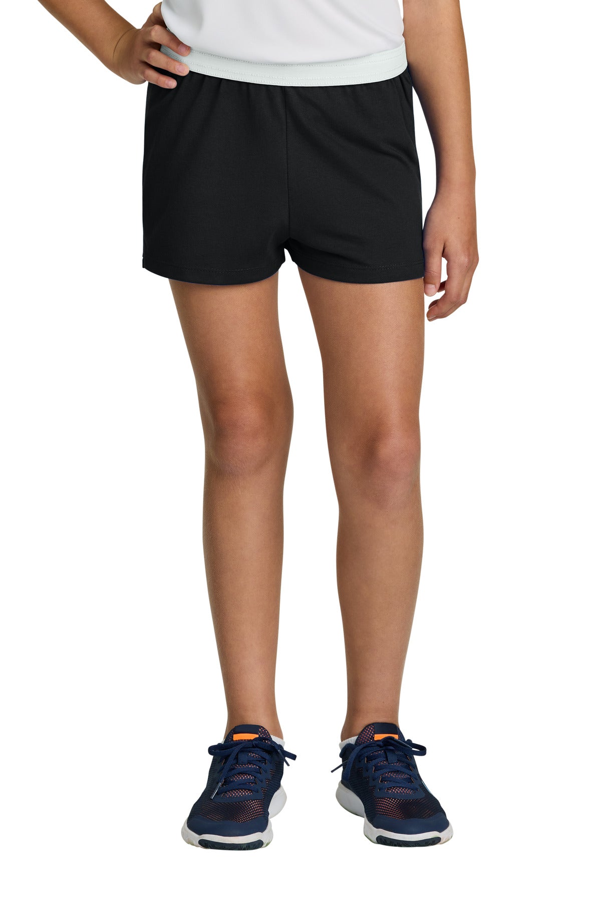 Short Squad de punto jersey para niña - 6.2 oz | Sport-Tek YGST311