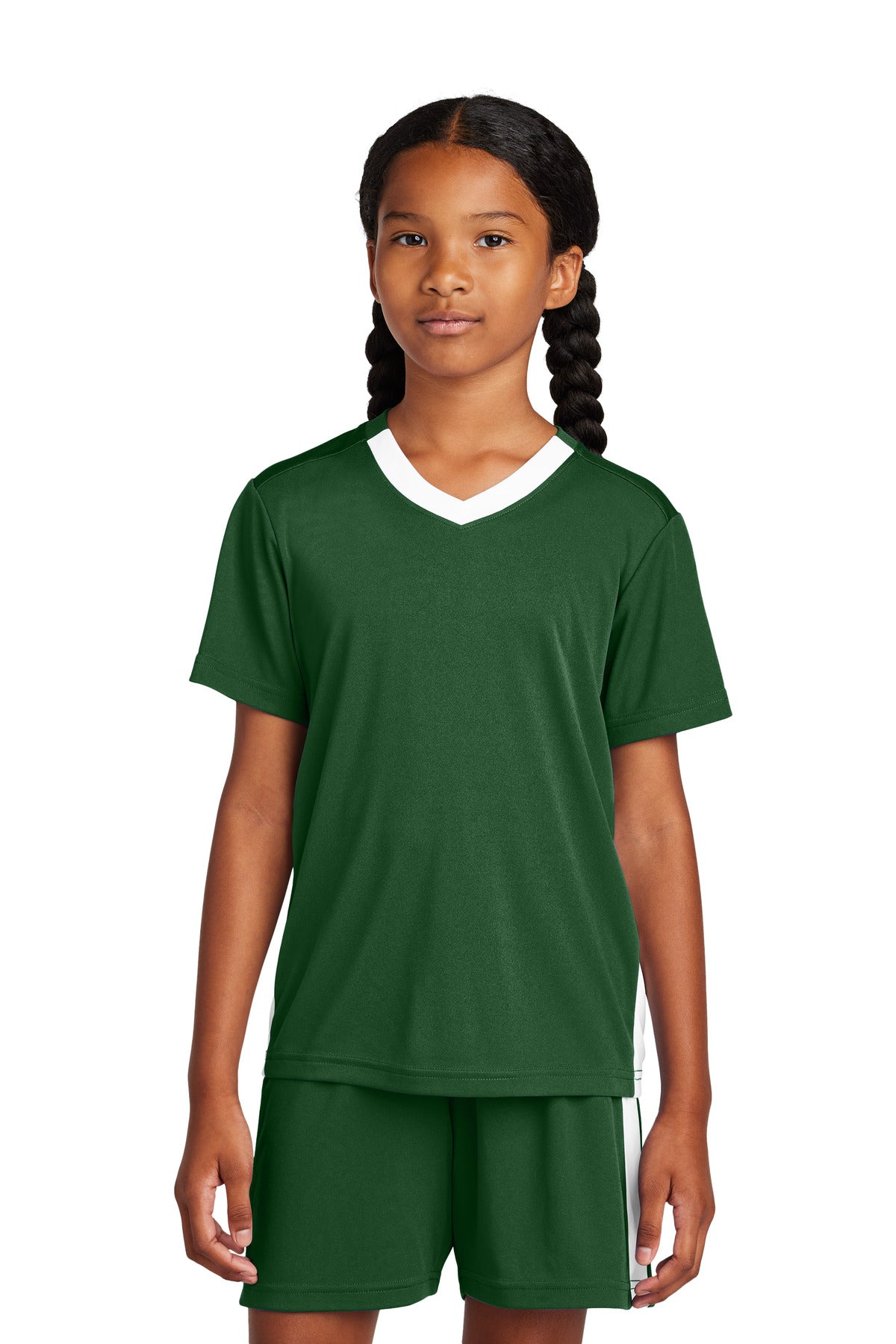 Sport-Tek YST101 Youth Competitor United V-Neck