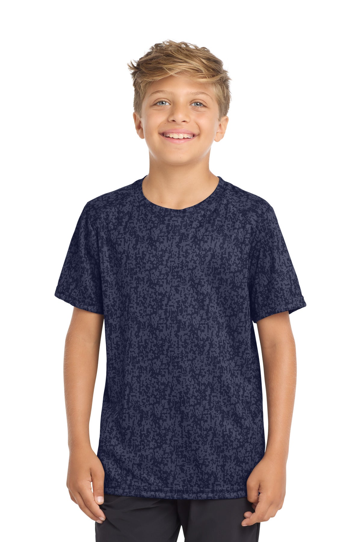 Sport-Tek YST460 Youth Digi Camo Tee
