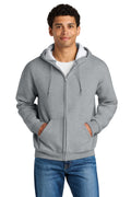 Jerzees Rugged Z12M Unisex Full-Zip Hooded Sweatshirt