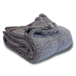 Alpine Fleece - Frosted Sherpa Blanket - 8729