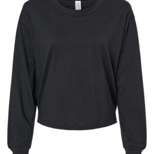 Alternative - Women's Cotton Jersey Long Sleeve Crop Tee - 1176